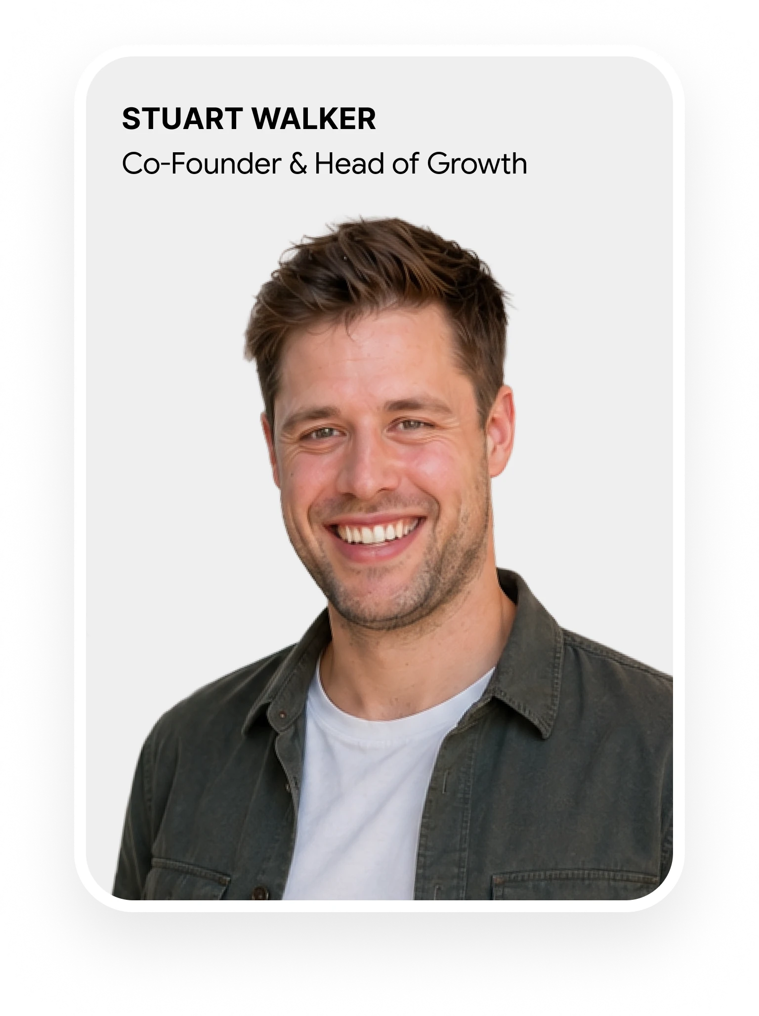 Stuart Walker, Co-Founder & Head of Growth
